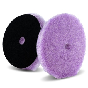 Lake Country Purple Foamed Wool Pad – futro polerskie, długie włosie 158mm