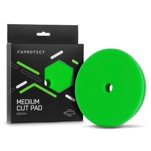 FX PROTECT Medium Cut Pad Green - średnio ścierny pad polerski 150/165mm