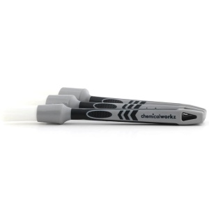 ChemicalWorkz White Soft Detailing Brush SET - zestaw delikatnych pędzelków detailingowych