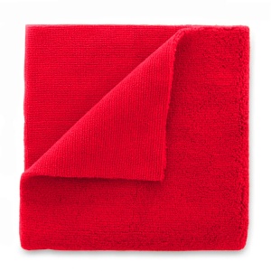 chemicalworkz Dual Pile Towel Red - mikrofibra bez obszycia, dwa rodzaje włosia 350gsm 40x40cm