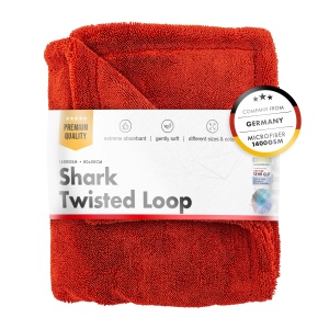 chemicalworkz Shark Twisted Loop Towel Red - Ręcznik do osuszania 1400gsm 80x50cm