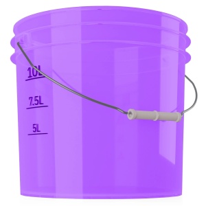 chemicalworkz Performance Buckets Violet Transparent 3,5Gal - Wiadro detailingowe, Fioletowe 13L