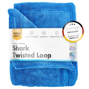 chemicalworkz Shark Twisted Loop Towel Blue - ręcznik do osuszania 1400gsm 80x50cm