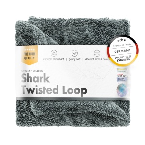 chemicalworkz Shark Twisted Loop Towel Grey - Ręcznik do osuszania 1300gsm 40x40cm