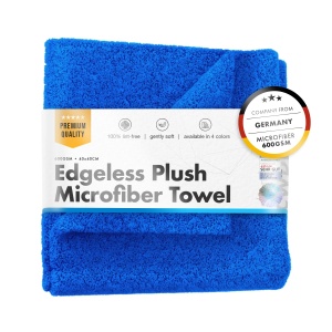 chemicalworkz Edgeless Plush Towel Blue - Mikrofibra bezszwowa, niebieska 600gsm 40x40cm