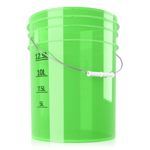 chemicalworkz Performance Buckets Green Transparent 5Gal - Wiadro tedailingowe, zielone 19L