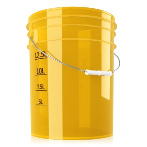 chemicalworkz Performance Buckets Gold Transparent 5Gal - Wiadro detailingowe, złote 19L