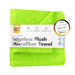 chemicalworkz Edgeless Plush Towel Green - Mikrofibra bezszwowa, zielona 600gsm 40x40cm