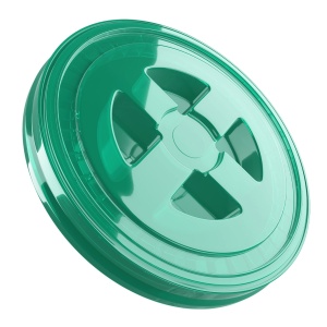 chemicalworkz Performance Bucket Lid Turquoise Transparent - Pokrywa do wiadra