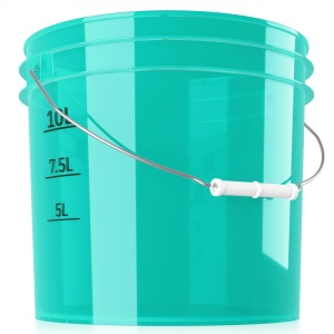 chemicalworkz Performance Buckets Turquoise Transparent 3,5Gal - Wiadro detailingowe, turkusowe 13L