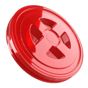 chemicalworkz Performance Bucket Lid Red Transparent - Pokrywa do wiadra
