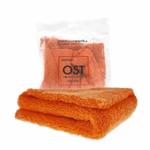ChemicalWorkz Orange Edgeless Soft Touch Premium – mikrofibra bez obszycia, 500gsm, 40x40cm