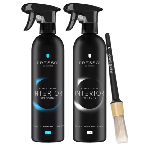 Zestaw Fresso Interior Cleaner 1l + Fresso Interior Dressing 1l + Brush no.12