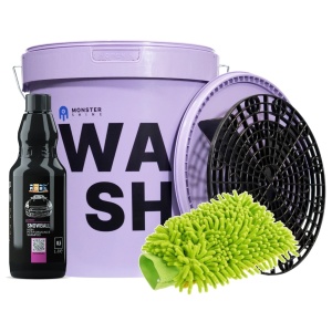 Monster Shine Wiadro fioletowe 19L + separator + snowball 500ml + wiggle