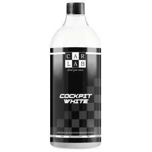 CarLab Cockpit White - Dressing do plastików wewnętrznych 1L