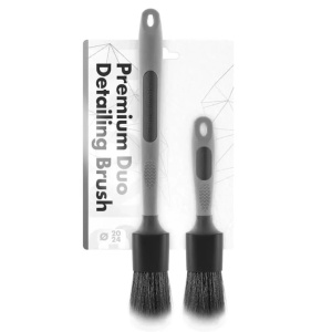 chemicalworkz Ultra Soft Duo Brush Grey SET - Zestaw pędzli detailingowych