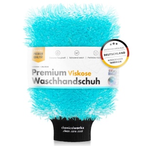 chemicalworkz Viskose Wash Mitt Turquoise - Rękawica do mycia auta 1400gsm 28x18x5cm