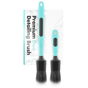chemicalworkz Ultra Soft Duo Brush Turquoise SET - Zestaw pędzelków detailingowych