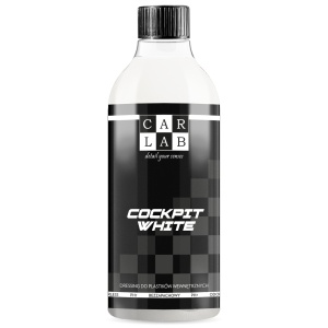 CarLab Cockpit White - Dressing do plastików wewnętrznych 500ml