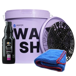 Monster Shine Wiadro fioletowe 19L + separator + snowball 500ml + fluffy