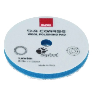 Rupes Tarcza polerska z wełny Blue Wool Coarse twarda 130mm