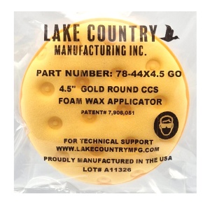 Lake Country 4,5" X 1,25" Gold CCS Foam Applicator - Aplikator z gęstej pianki