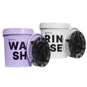 Monster Shine Wiadro szare+fiolet 19L + 2x Separator