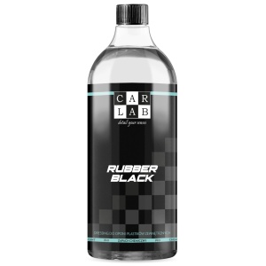 CarLab Rubber Black - Dressing do opon i plastików zewnętrznych 1L