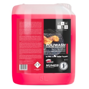 CarLab Poliwash Red - Polimerowy szampon bez spłukiwania 5L