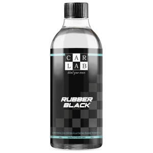 CarLab Rubber Black - Dressing do opon i plastików zewnętrznych 500ml