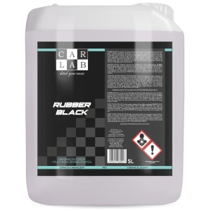 CarLab Rubber Black - Dressing do opon i plastików zewnętrznych 5L