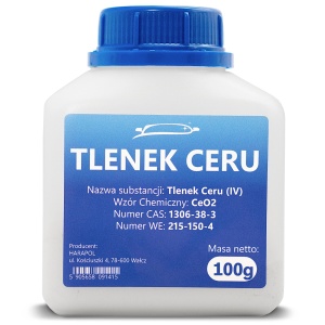 Tlenek ceru - do polerowania szkła/szyb, usuwania rys 100g
