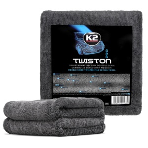 K2 TWISTON - Dwustronny ręcznik do osuszania lakieru 60x90cm 1200g