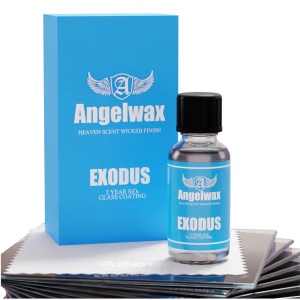 Angelwax Exodus Glass Coating - Profesjonalna powłoka ceramiczna do szyb 15ml KIT