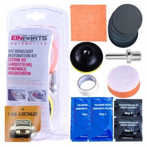 Einparts Headlamp Restoration KIT - Zestaw do renowacji reflektorów