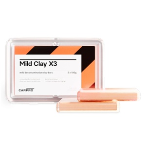 CarPro 3Clays mild clay bar SET - Glinki do regularnej pielęgnacji alkieru 3x100g