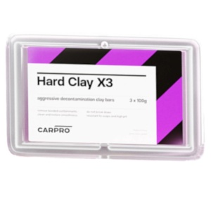 CarPro 3Clays hard clay bar SET - Twarda glinka do czyszczenia lakieru 3x100g
