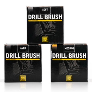 Work Stuff Drill Brush 3-pack - Zestaw 3 szczotek na wkrętarkę