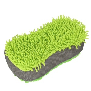 Carmotion Gąbka z miękkiej mikrofibry, siatki i drobnego szenilu, 23x12x6cm