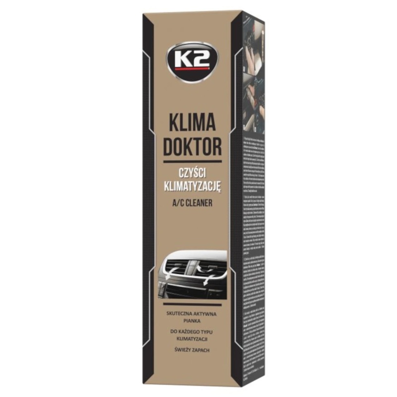 K2 Klima Doktor - Pianka do czyszczenia klimatyzacji 500ml Spray