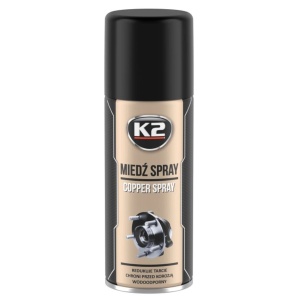 K2 Miedź SPRAY - Wysokotemperaturowy, szybkoschnący smar miedziowy 400ml