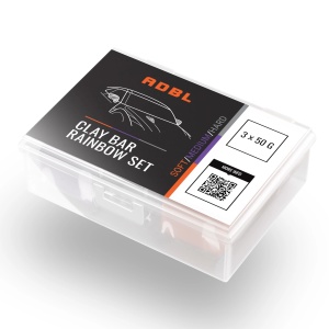 ADBL Clay Bar Rainbow SET - Zestaw glinek o różnej twardości 50g 3pcs