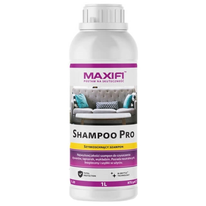 Maxifi Shampoo Pro - Szampon do czyszczenia dywanów 1L