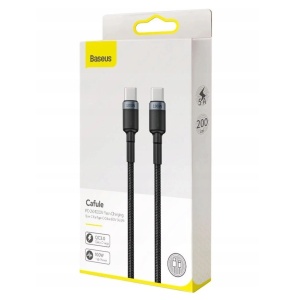 Baseus USB-C Kabel Szary – Must-Have Najszybsze Ładowanie
