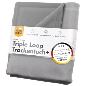 chemicalworkz Triple Loop Towel Grey - Ręcznik do osuszania auta 900gsm 40x40cm
