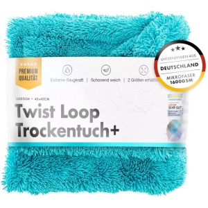 chemicalworkz Premium Twisted Towel Turquoise - Wydajny ręcznik do osuszania samochodu 1600gsm 40x40cm